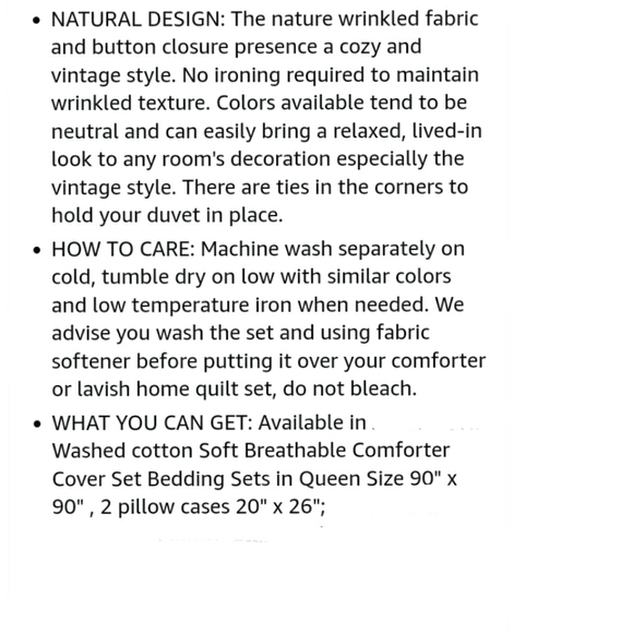 🆕⭐ Boho black 100% cotton duvet cover set - Picture 7 of 8